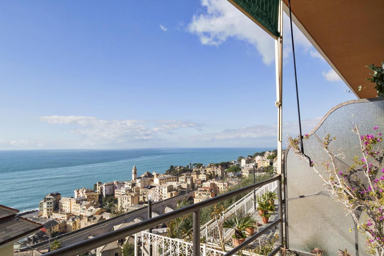 Sunset Apartment Above The Sea By Wonderful Italy Боляско Екстериор снимка